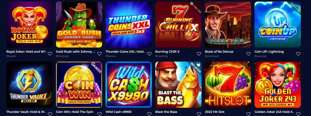 Slot machines Nine Win